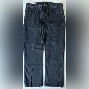 GAP Standard Denim Black Jeans 34W 30L